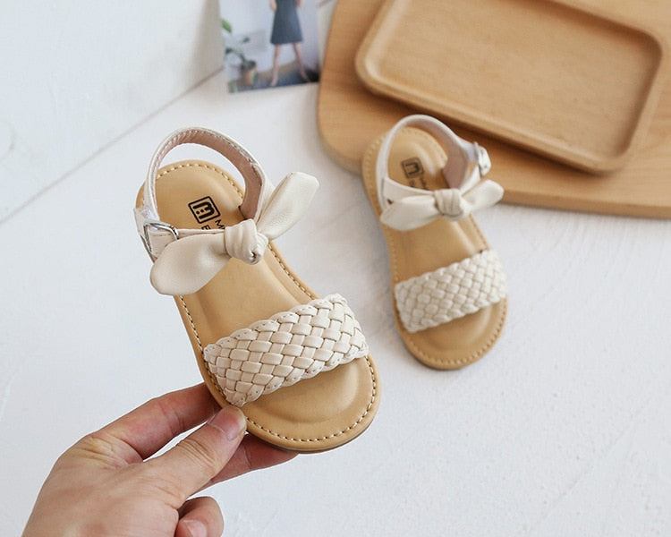 Bow Weave Sandals