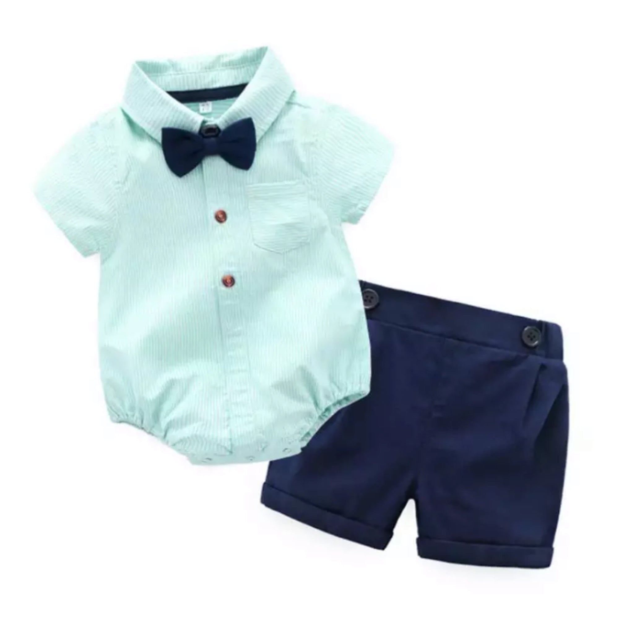 Gorgeous-boy's-Ollie-button-up-romper-and-shorts-set