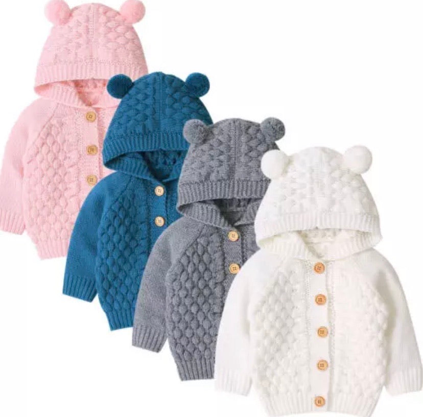 Kid's-Winter-Clothes-Bear-Knitted-Jacket