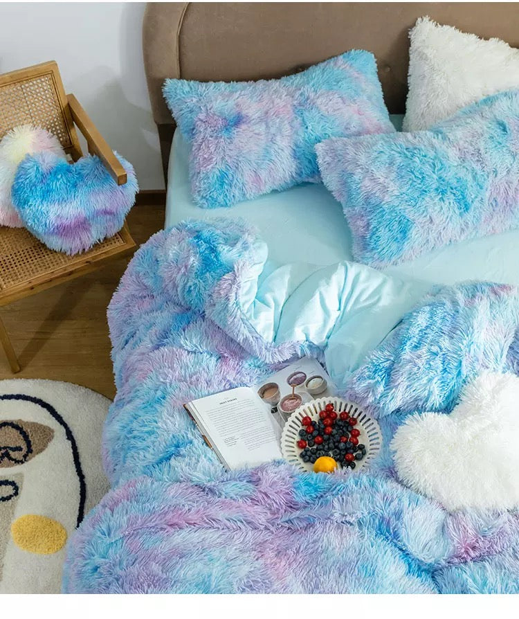 Fluffy Quilt Cover Set-3 Colours Available