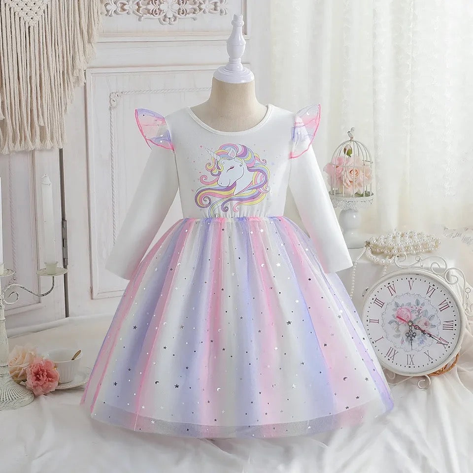 Rainbow Fairy Unicorn Dress