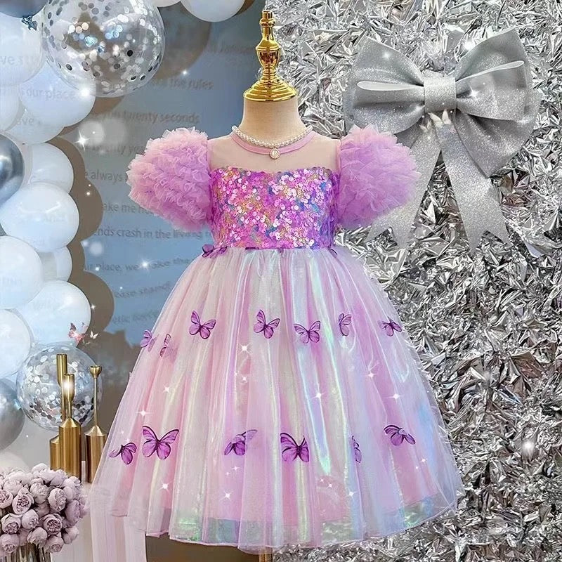 Purple Butterfly Dress