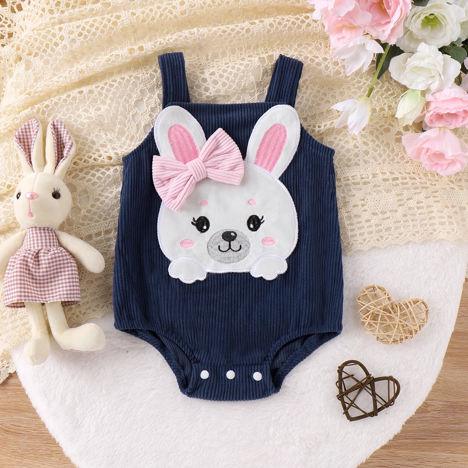 Bow Bunny Romper