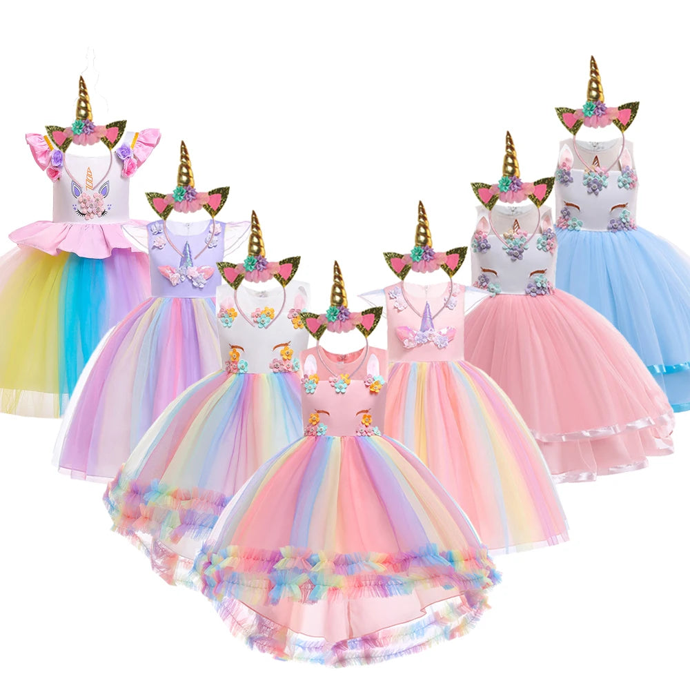 Rainbow Unicorn Dress