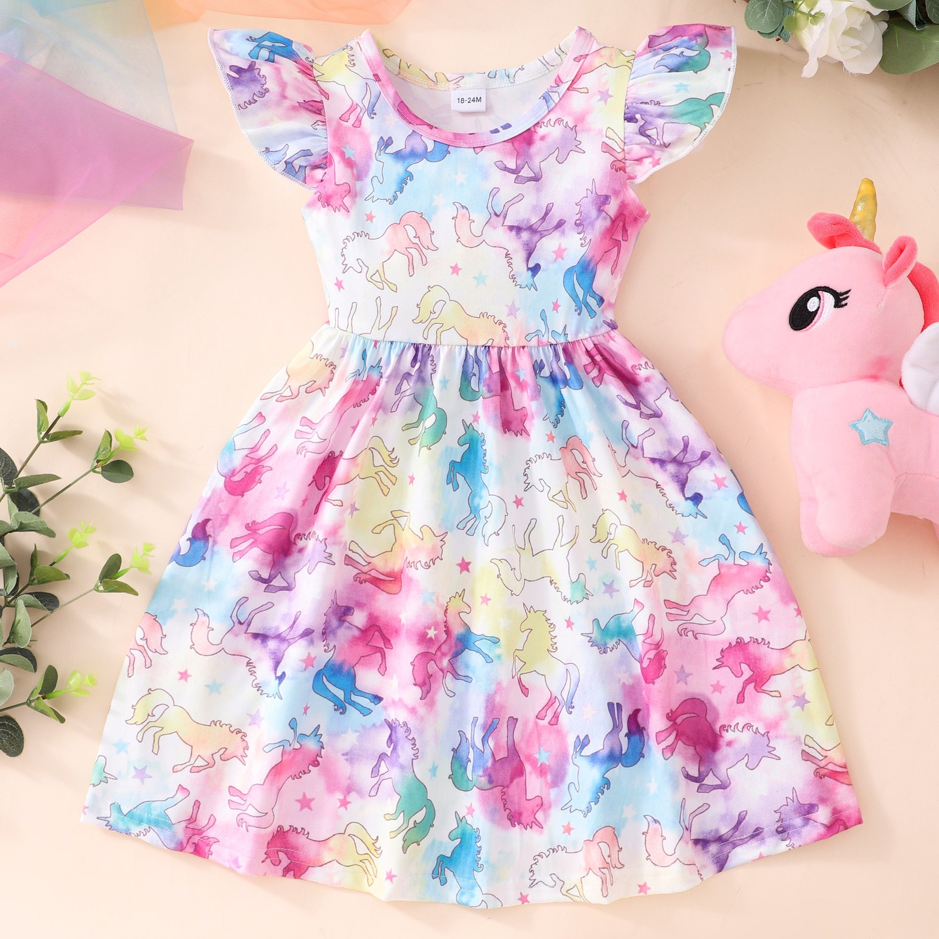 Rainbow Unicorn Dress