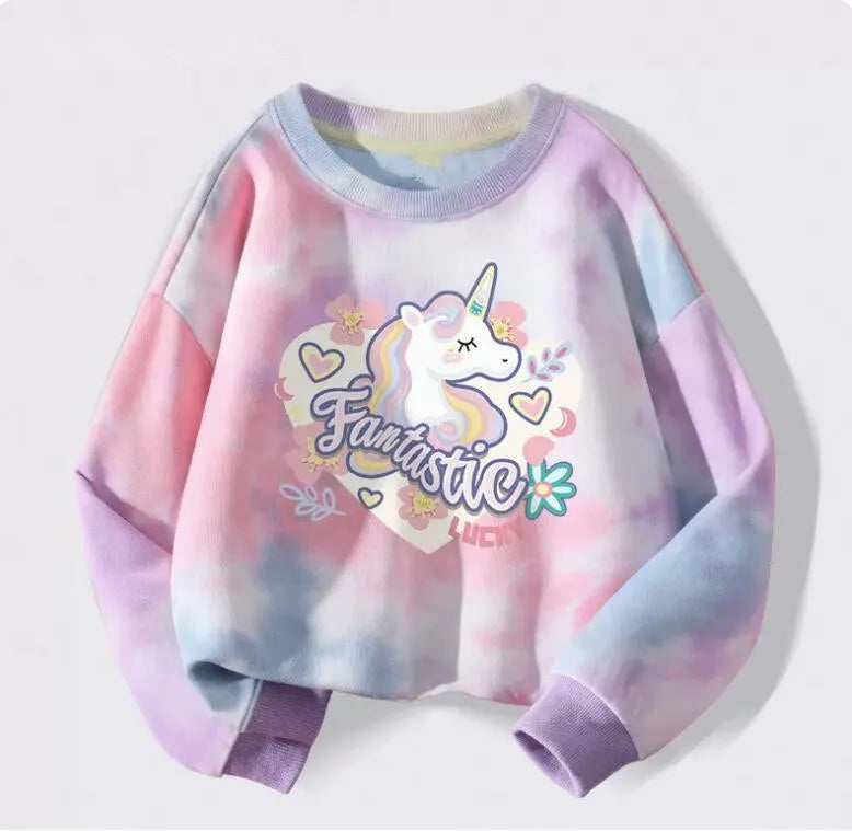 Tie Dye Unicorn Sweater 2 Colours