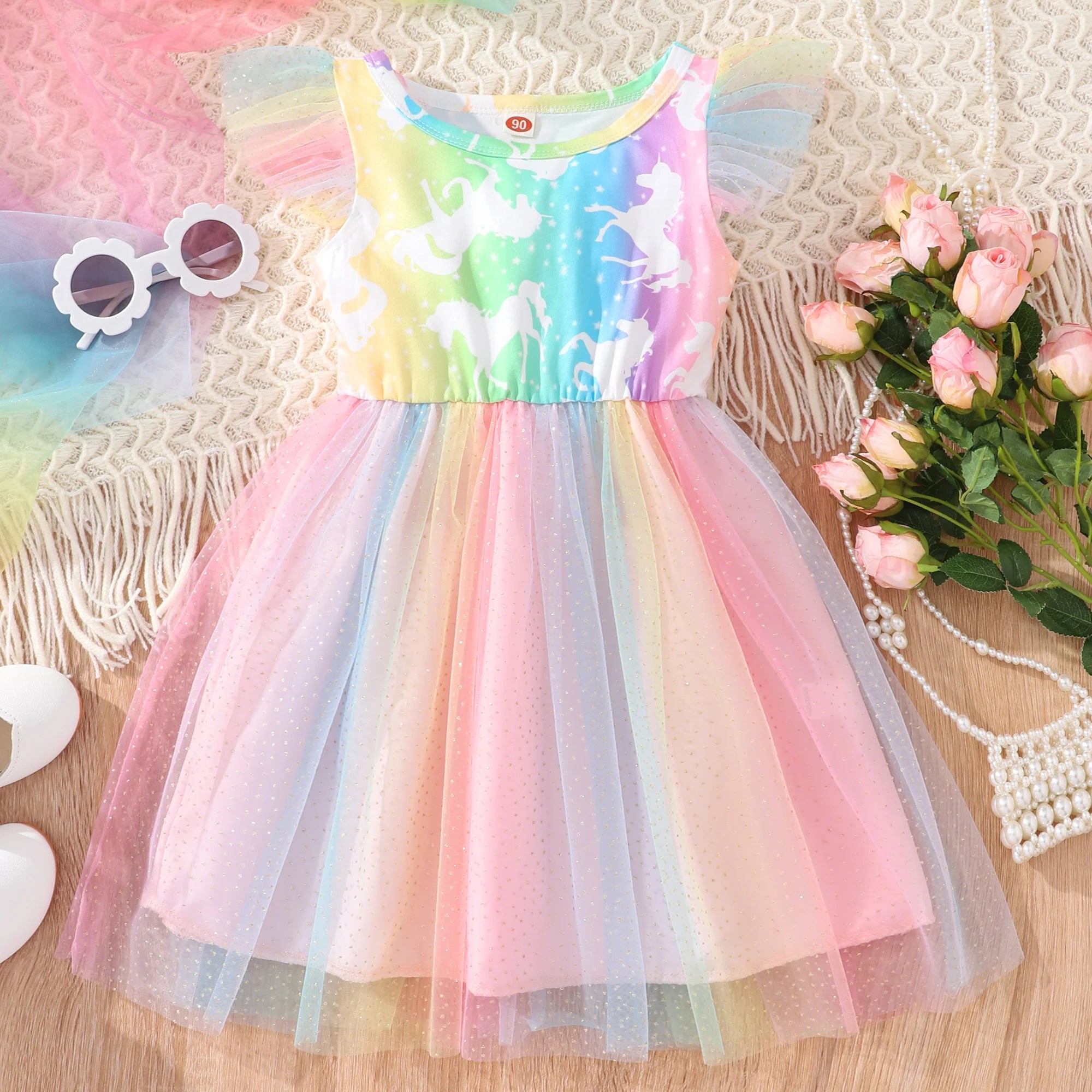 Rainbow Tutu Dress