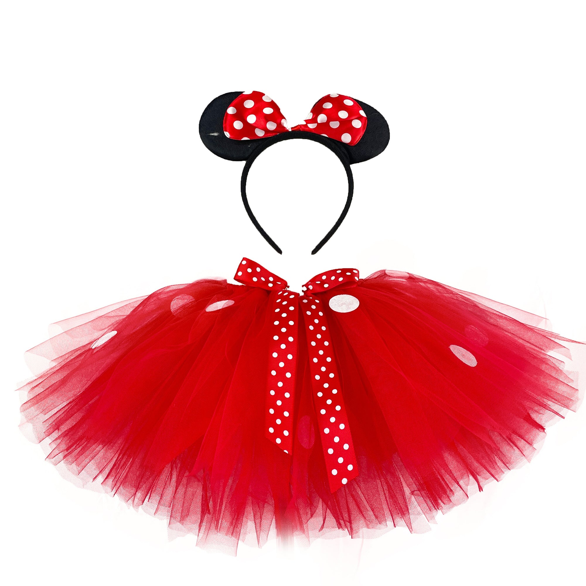 Minnie Mouse Tutu Skirt + Headband