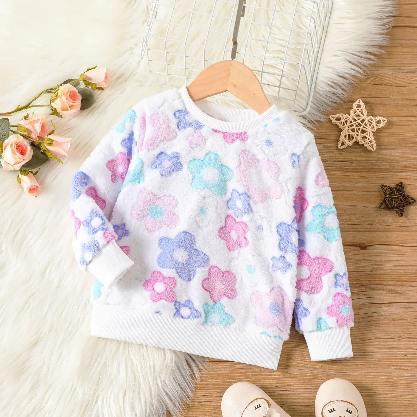 Flower Fleece Jumper