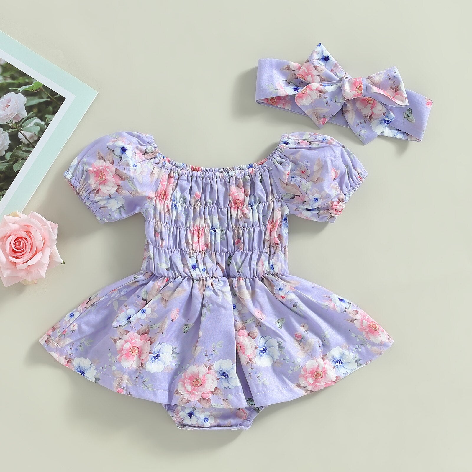 Baby girl online summer rompers