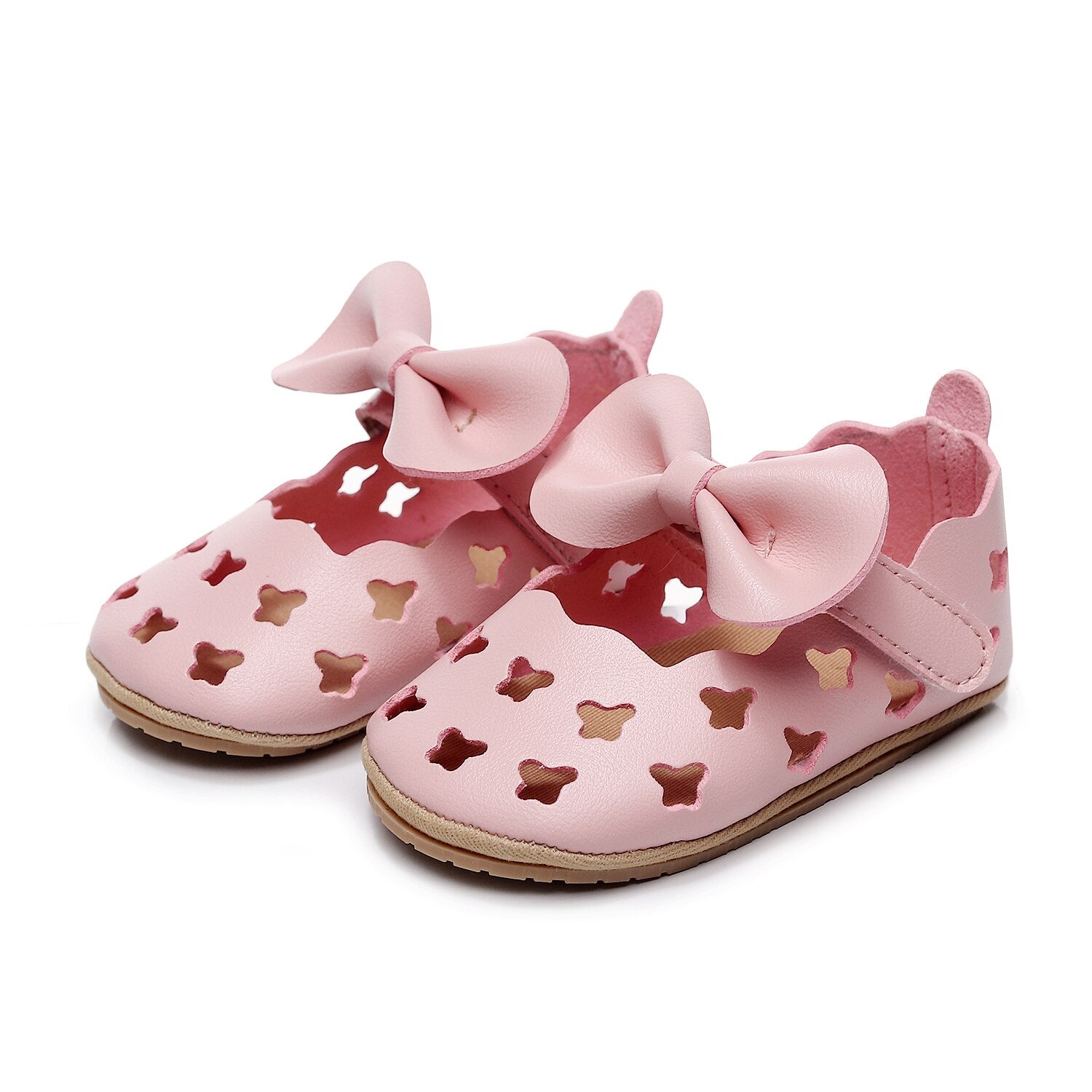 Baby girl bow discount shoes