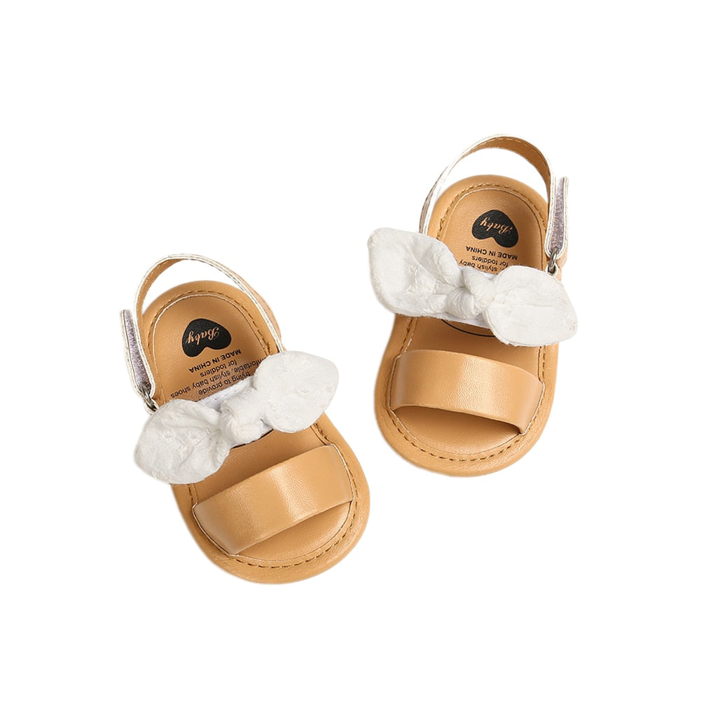 Bow Tan Sandals