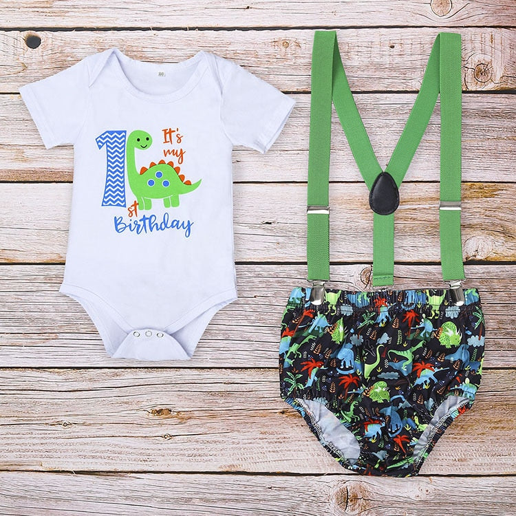 Boys 1st birthday Set-Dinosaur