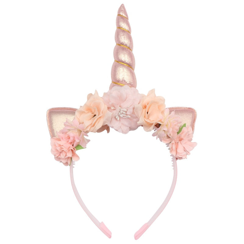 Unicorn Floral Headband