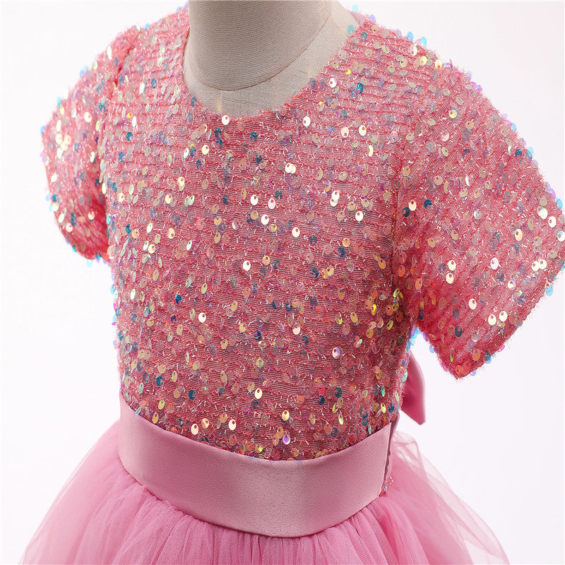 Pink Sparkle Party Dress