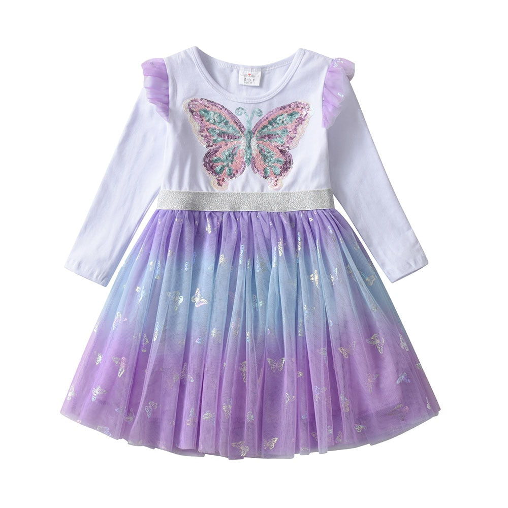 Butterfly Sequins Dress