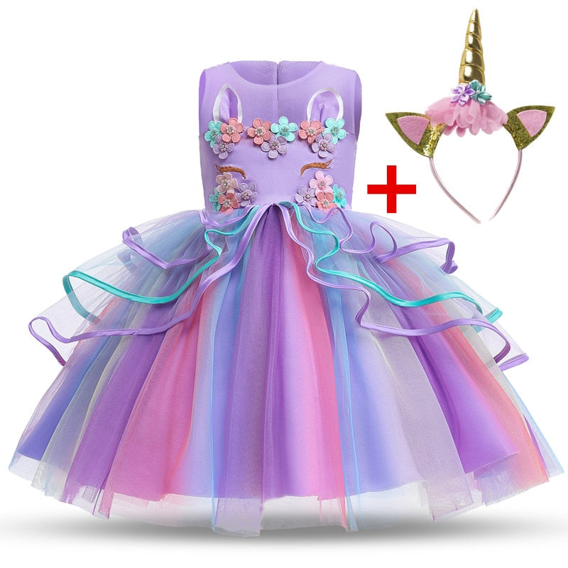 Pretty Purple Unicorn Dress