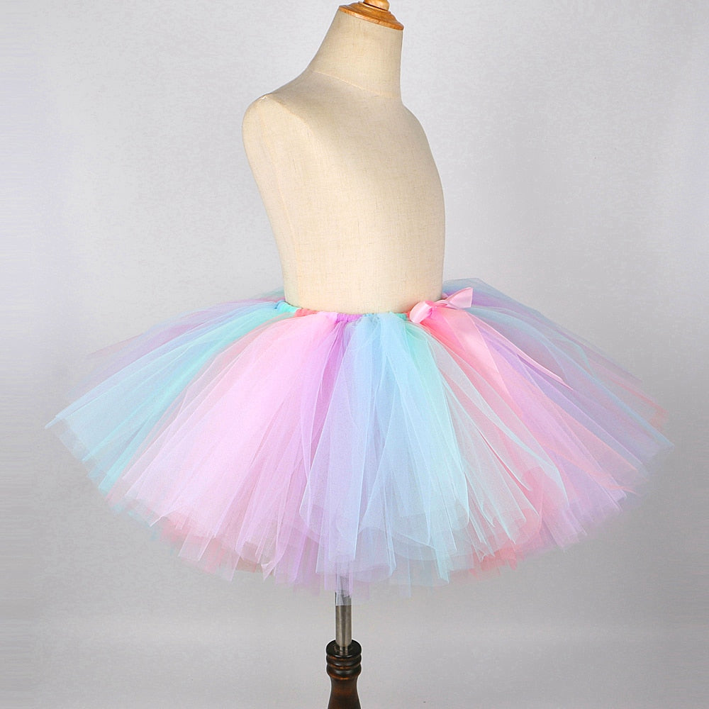 Rainbow Unicorn Tutu and Wings Set