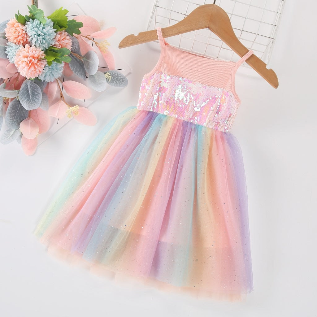 Rainbow Princess Dress