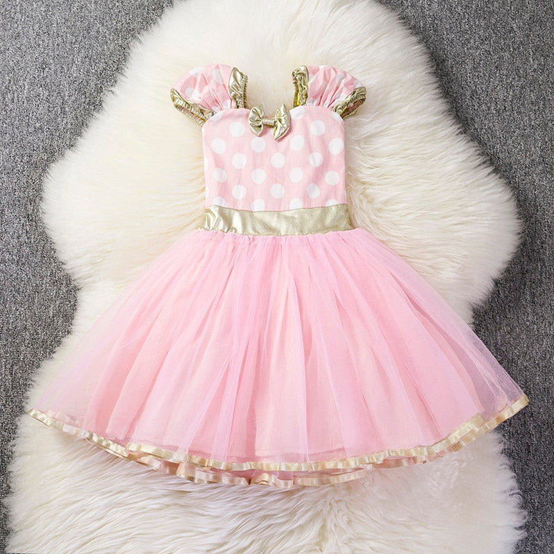 Minnie Birthday Dress-Light Pink