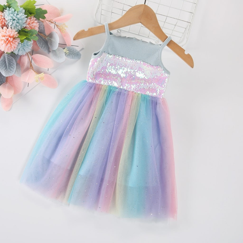 Rainbow Princess Dress