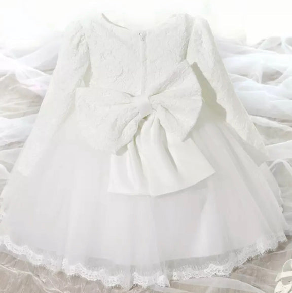 Long Sleeve Flower Girl Dress