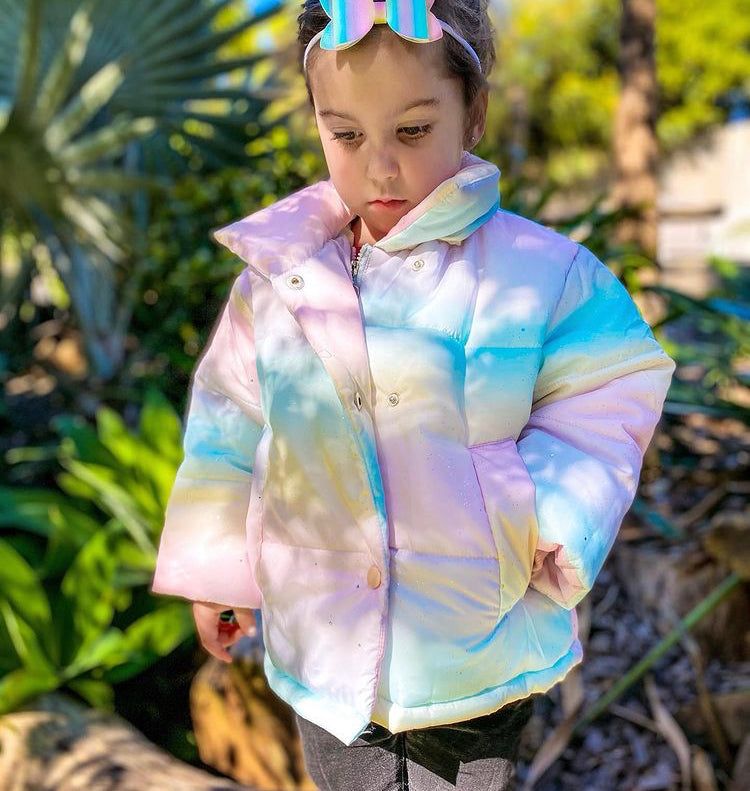 Rainbow Puffer Jacket