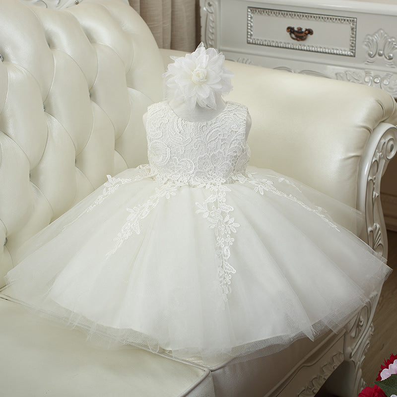 Flower Girl Dress-White, Pink or Red