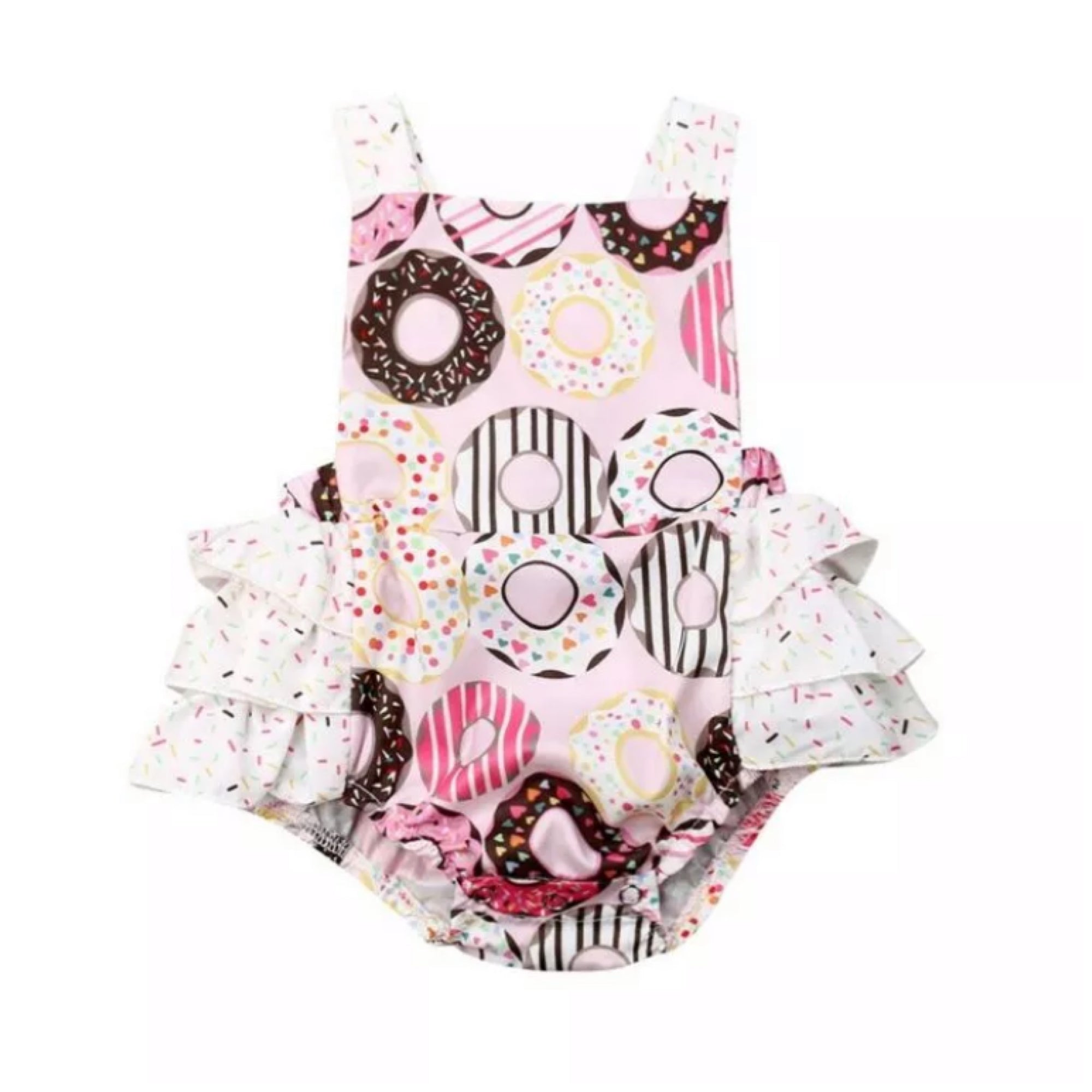 Girls-Clothes-Donut-Ruffle-Bum-Romper