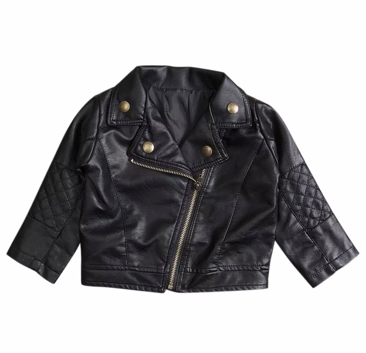 Children's Leather Biker Jacket