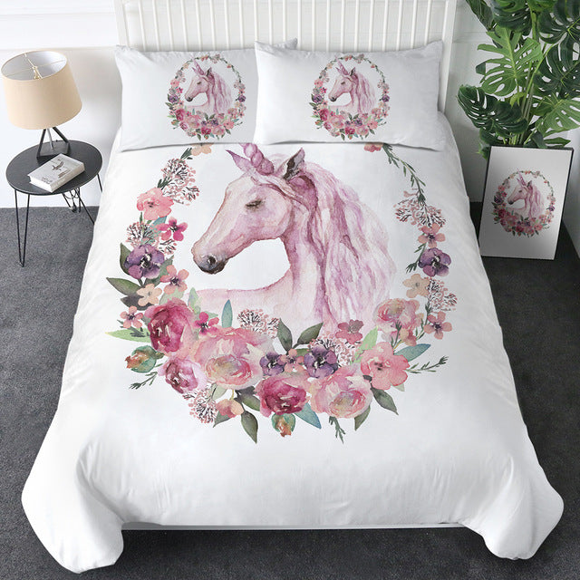 Unicorn and mermaid bedding hotsell