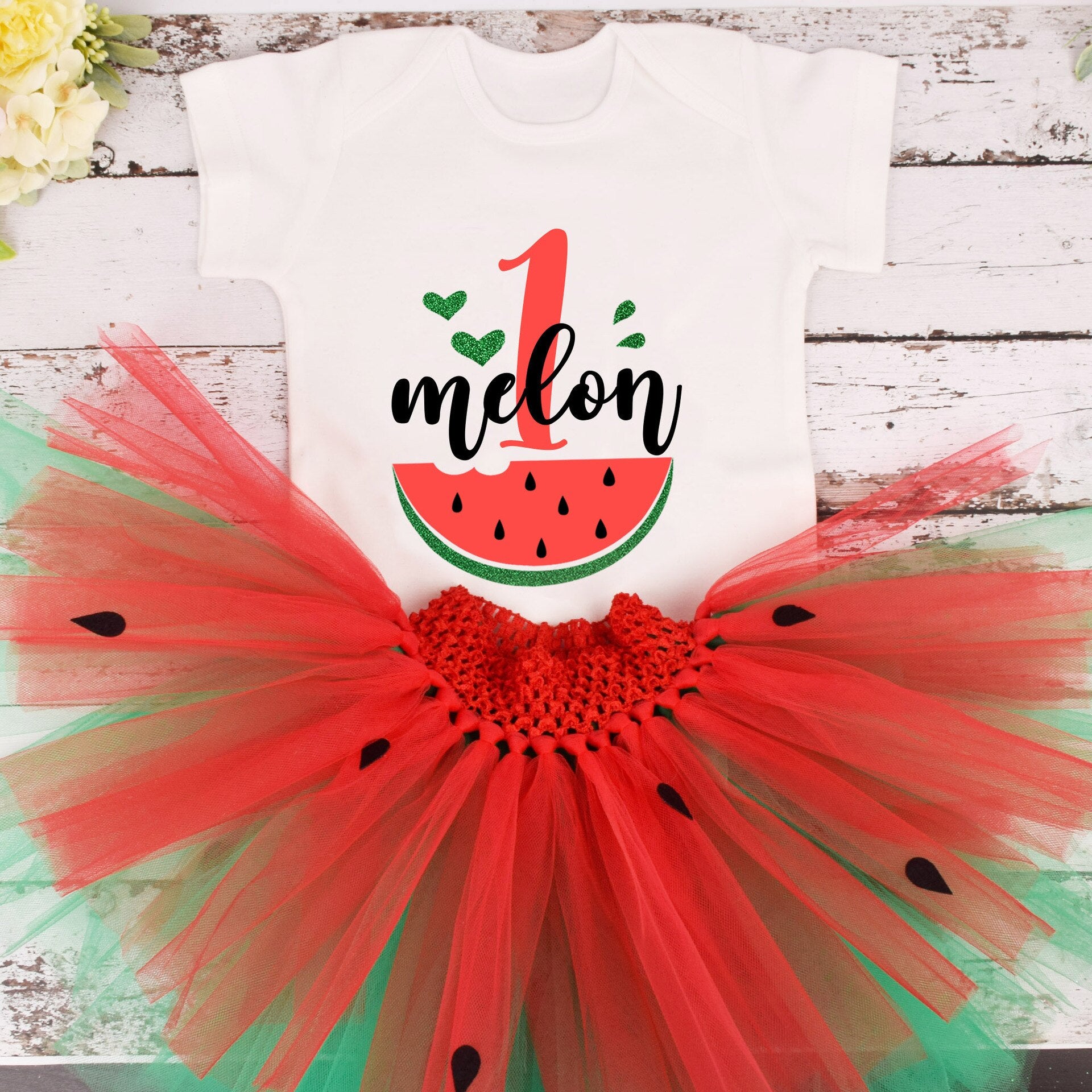 Sweet Watermelon First Birthday Tutu Set Winter Rosie Boutique